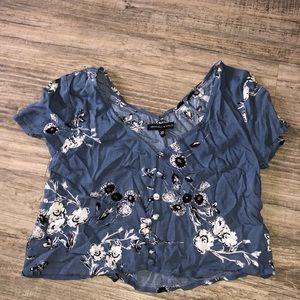 Floral crop top